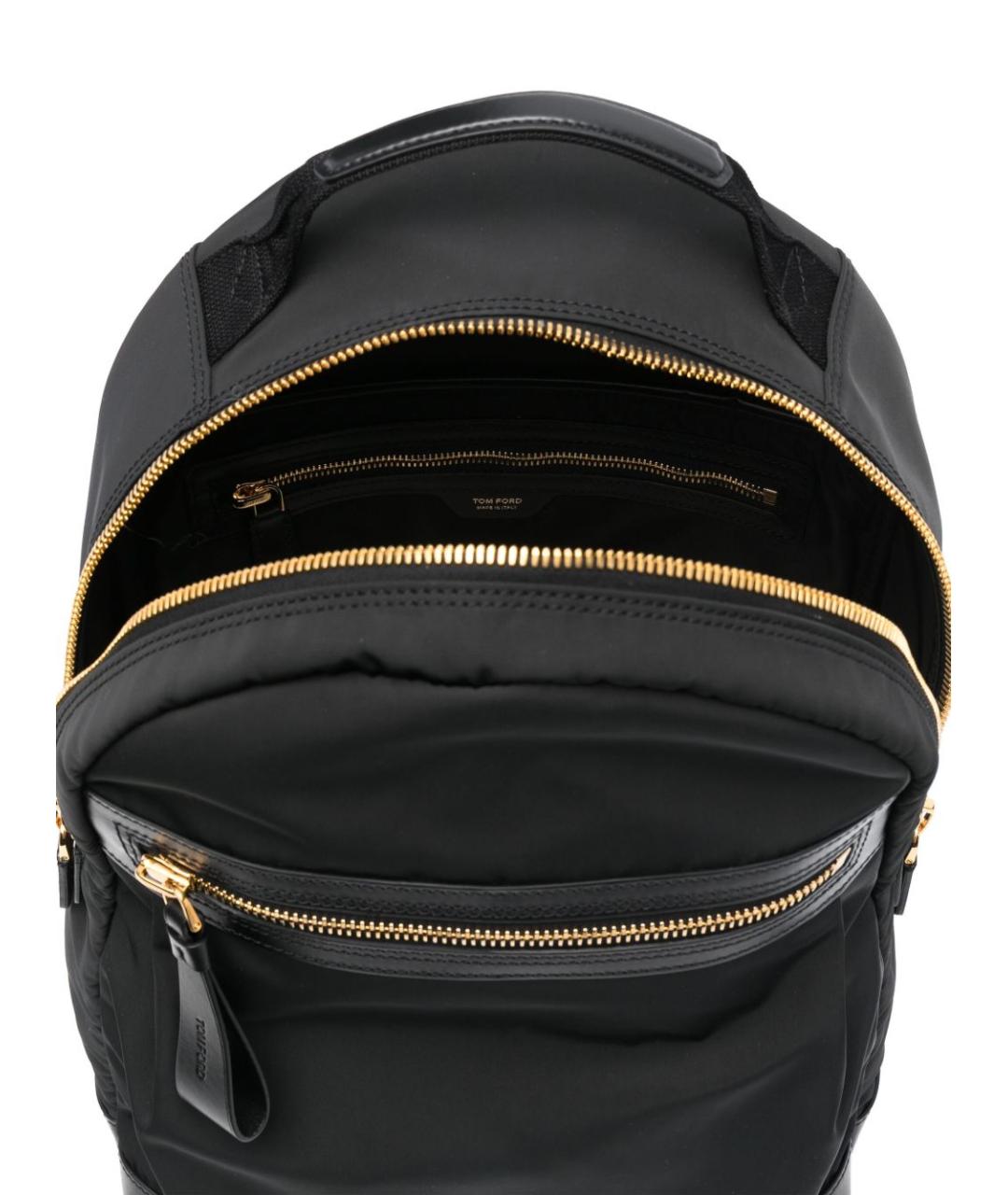 TOM FORD Черный синтетический рюкзак, фото 5