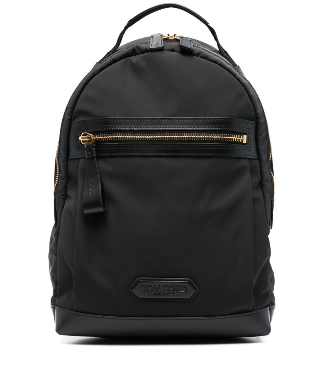 TOM FORD Черный синтетический рюкзак, фото 1