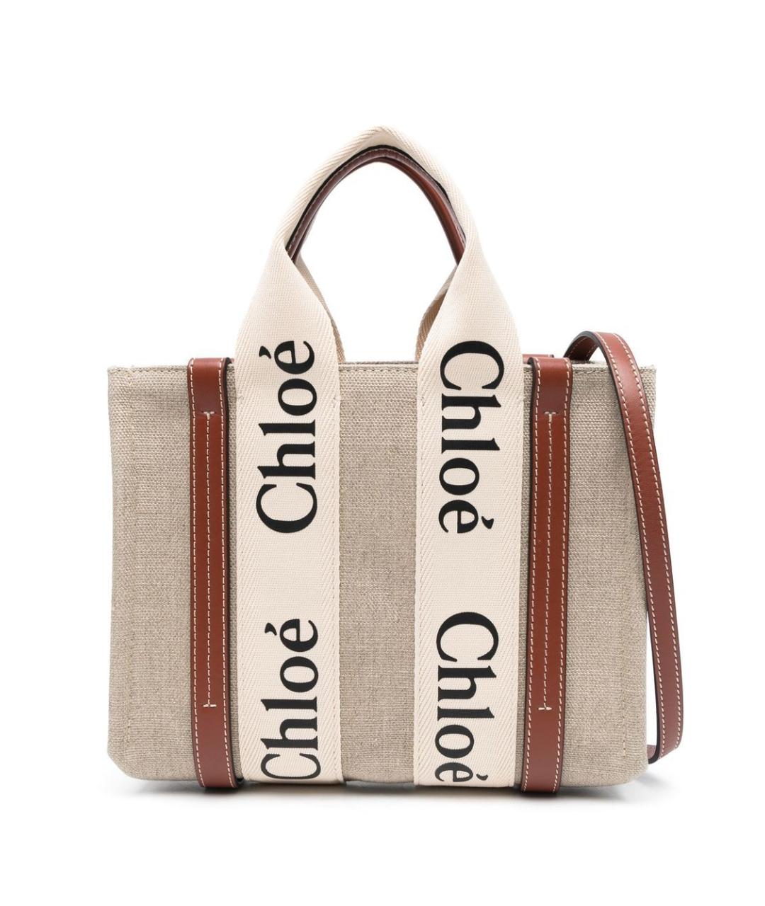 CHLOE Коричневая сумка тоут, фото 1