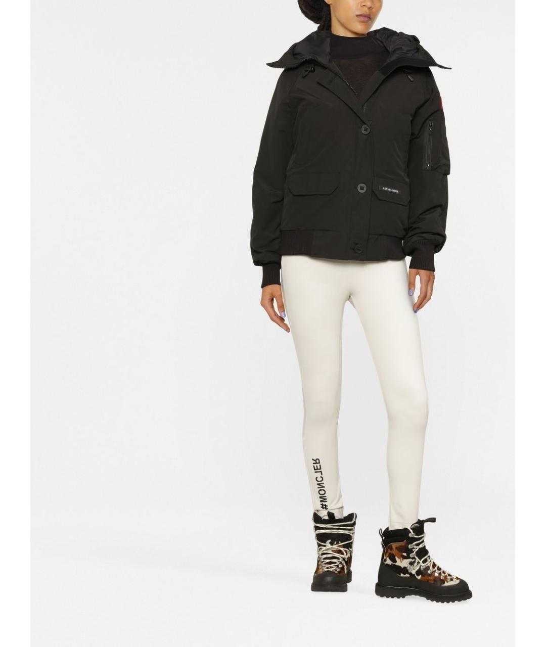CANADA GOOSE Черная полиэстеровая куртка, фото 3