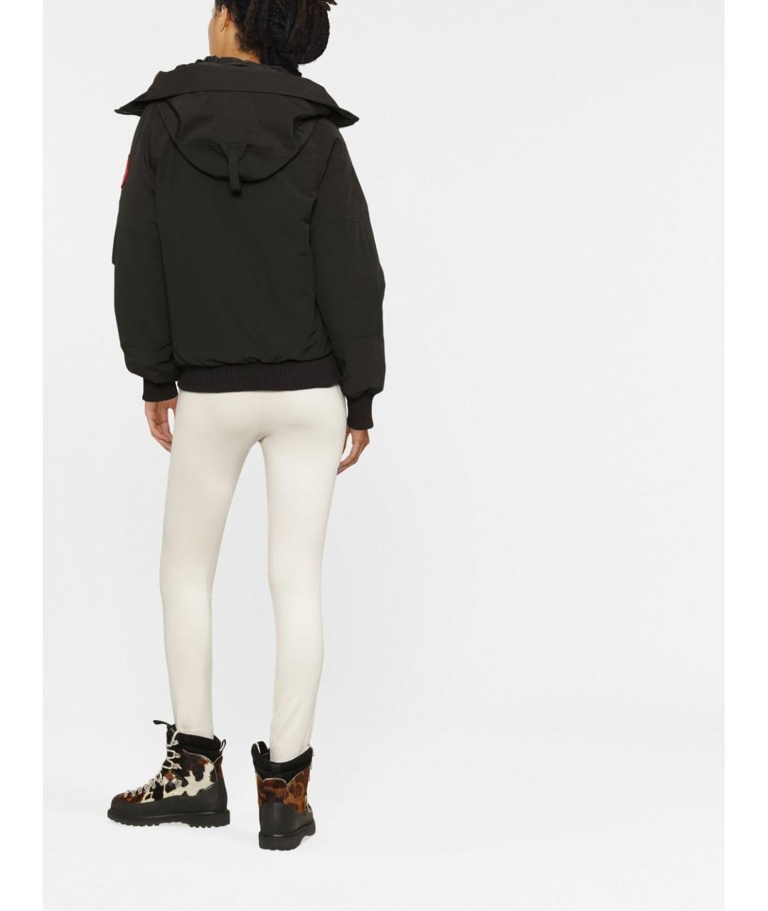 CANADA GOOSE Черная полиэстеровая куртка, фото 2