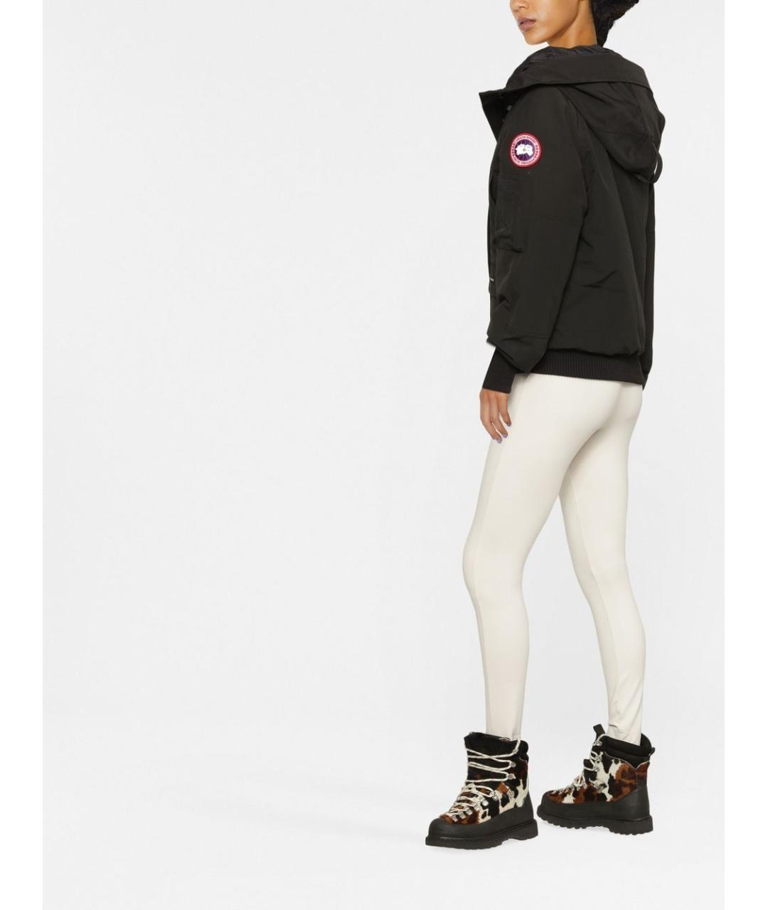 CANADA GOOSE Черная полиэстеровая куртка, фото 4