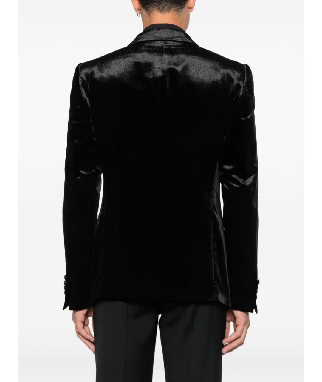 EMPORIO ARMANI Черный шелковый пиджак, фото 2