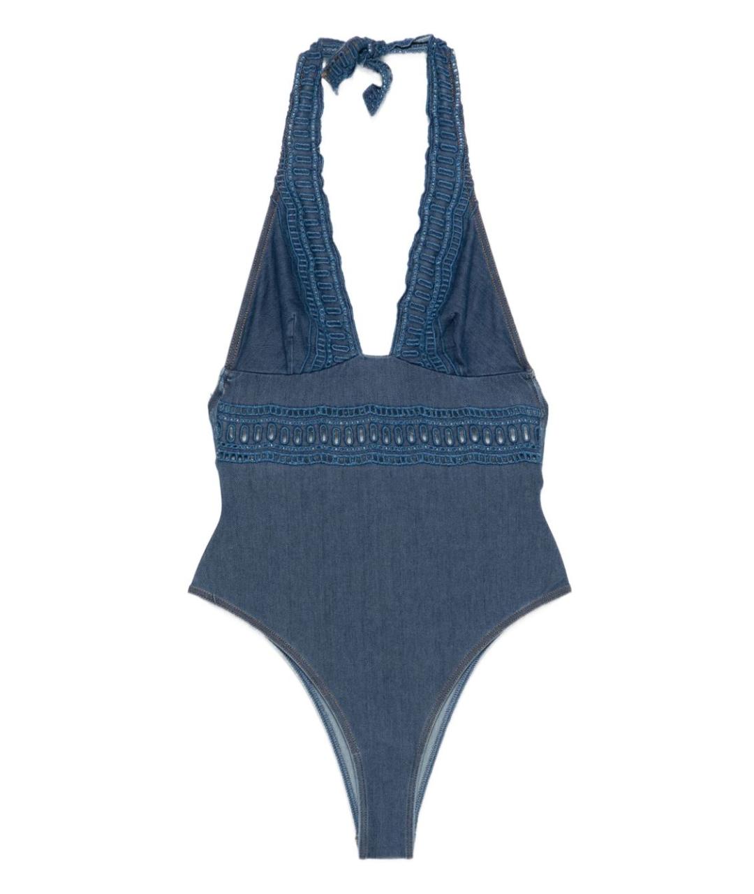 ERMANNO SCERVINO Синий полиэстеровый купальник, фото 1