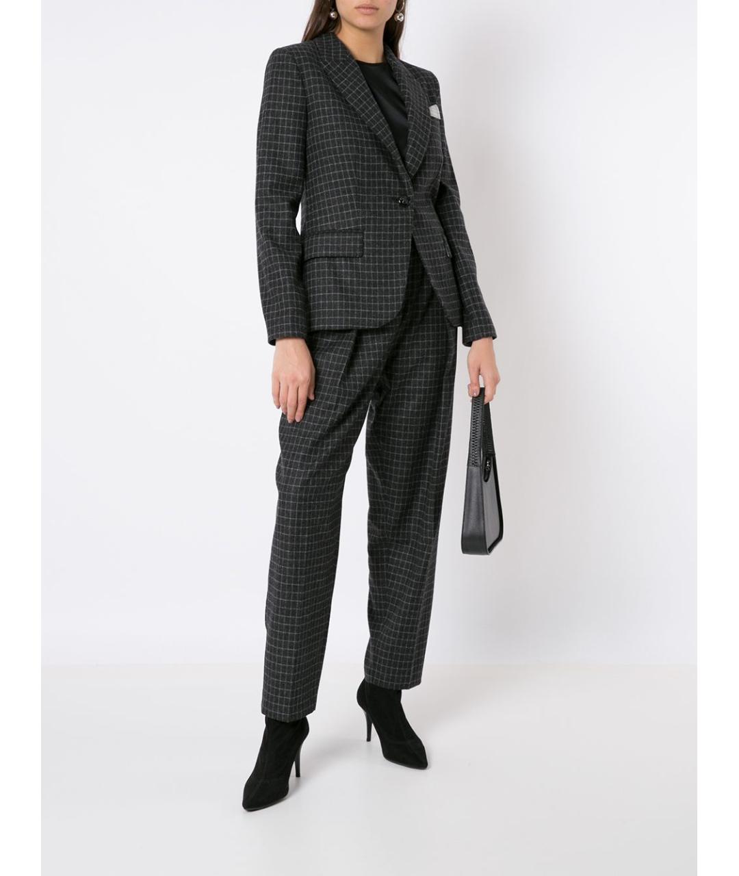 EMPORIO ARMANI Черная шелковая футболка, фото 2