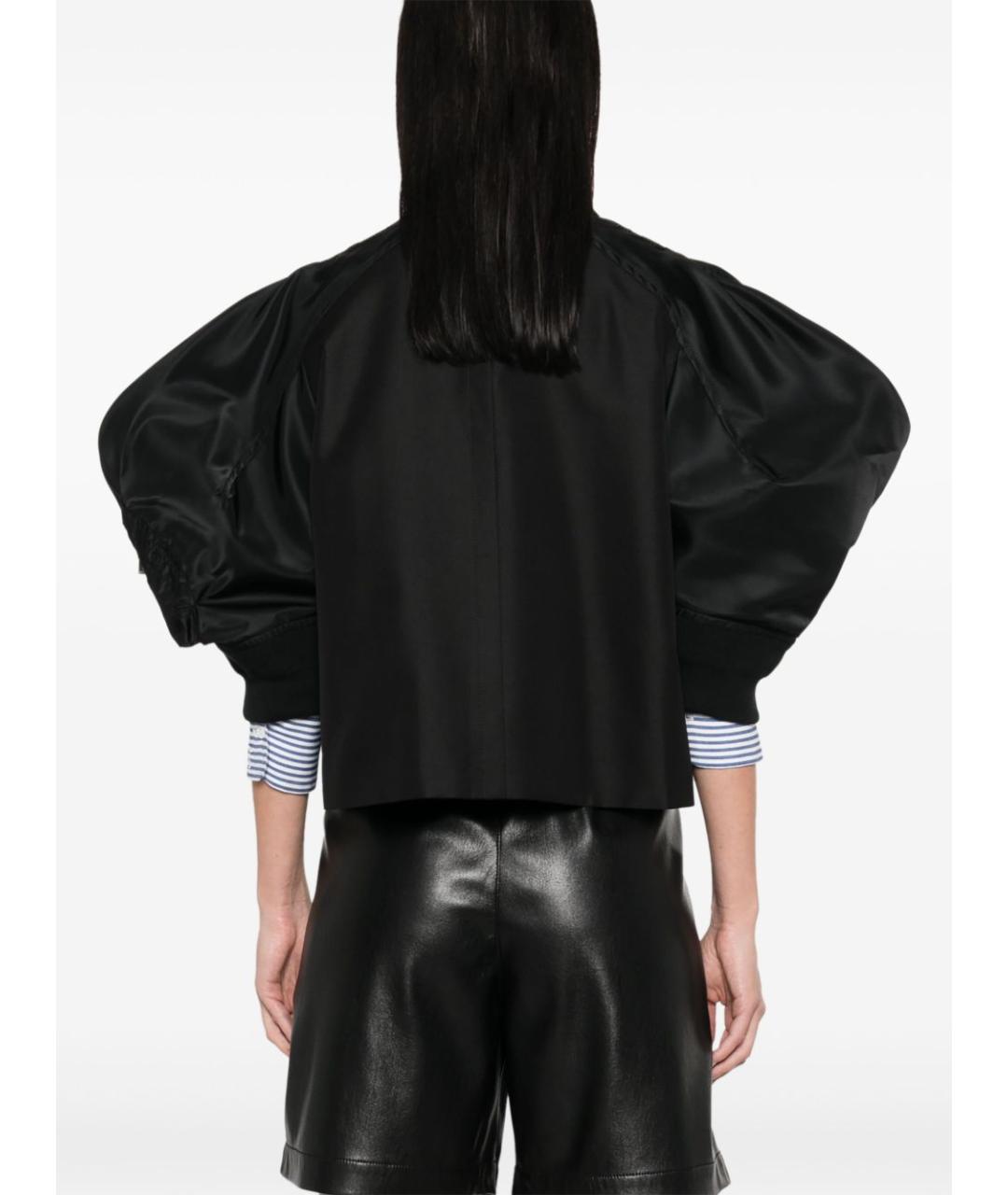 SACAI Черная хлопковая куртка, фото 2