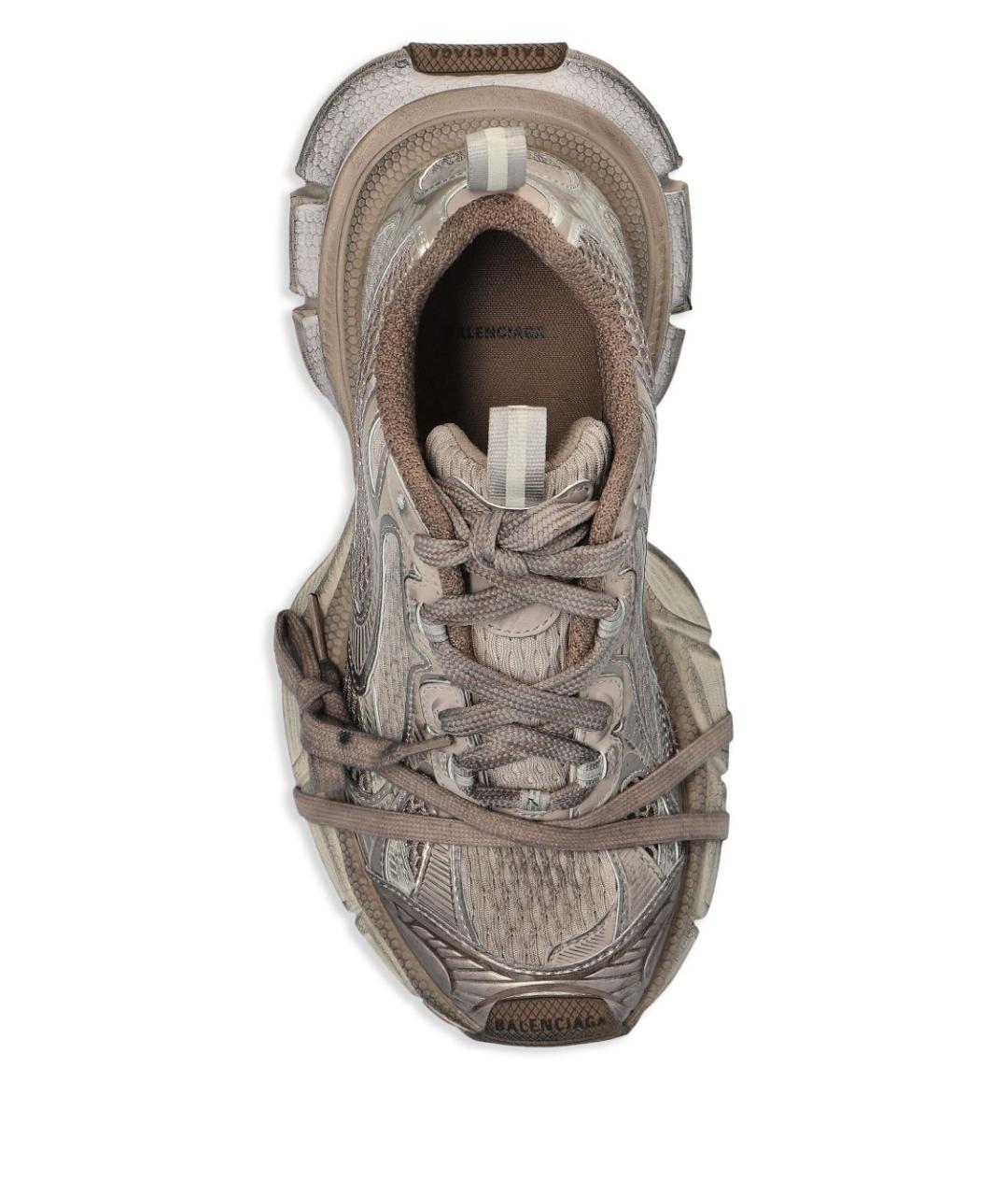 BALENCIAGA Серые синтетические кроссовки, фото 2