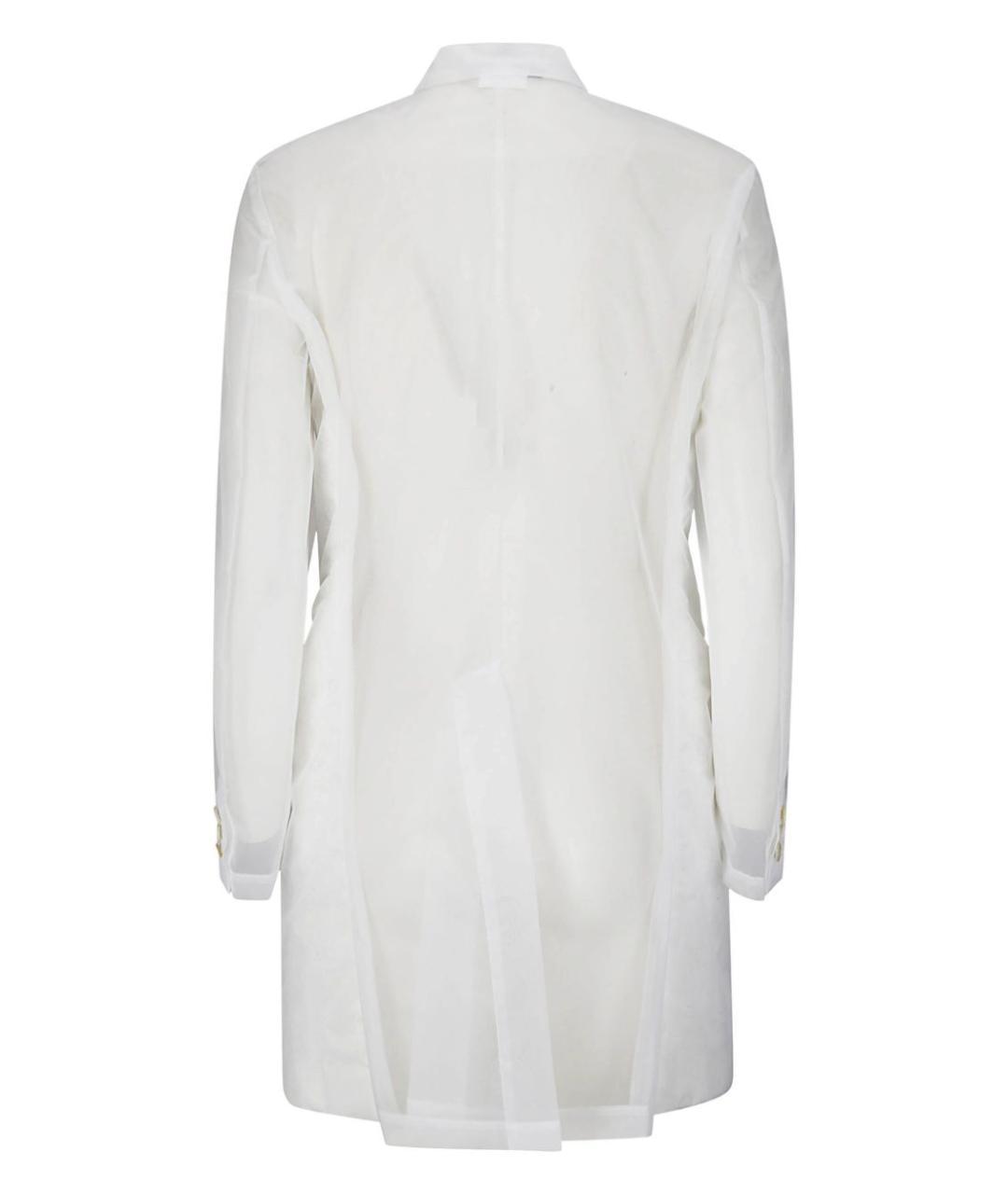 COMME DES GARÇONS Белое полиамидовое пальто, фото 2