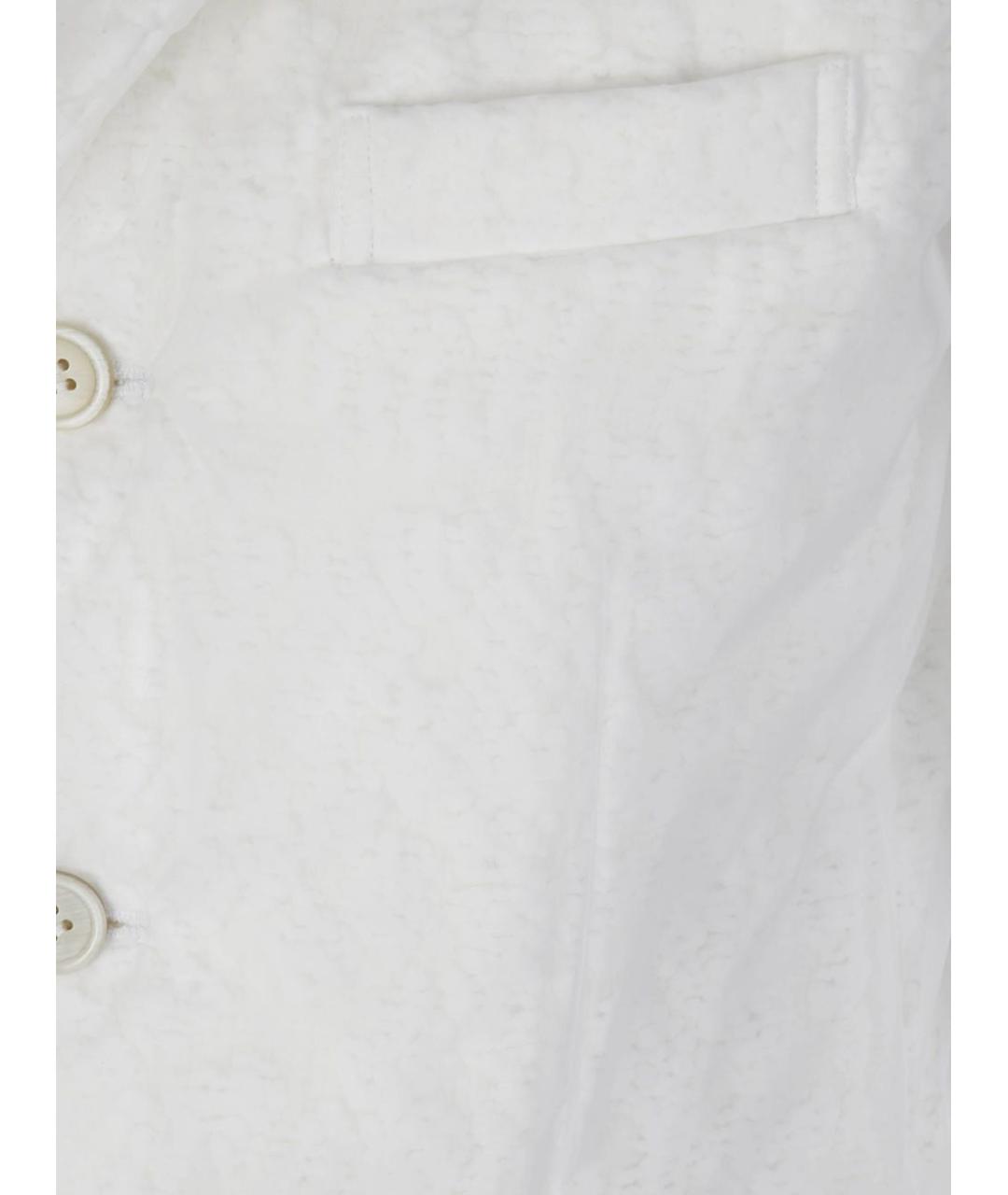 COMME DES GARÇONS Белое полиамидовое пальто, фото 3