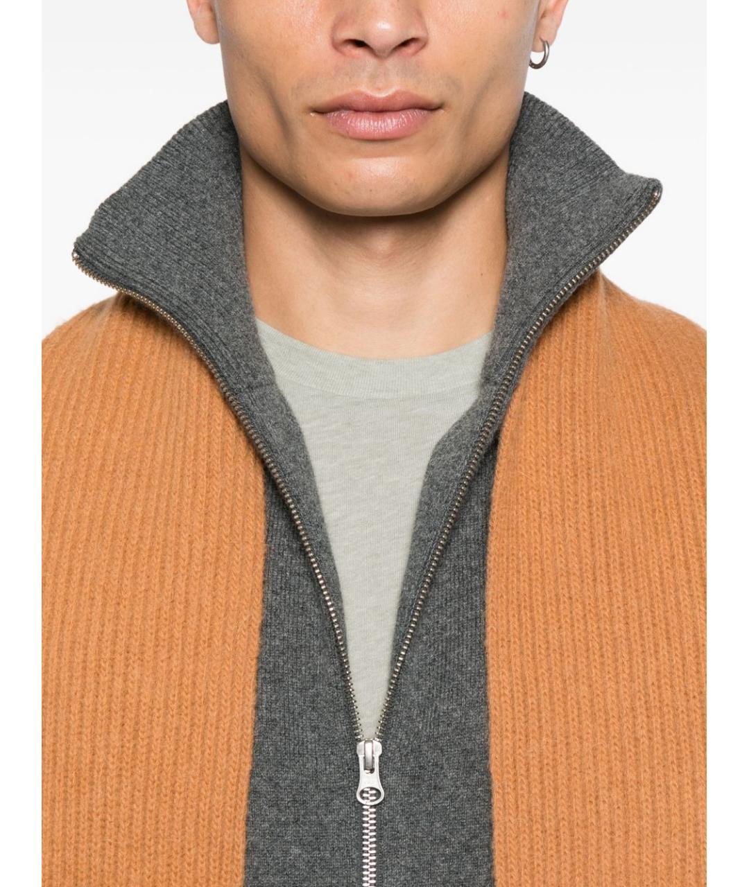 EXTREME CASHMERE Серый кашемировый кардиган, фото 3