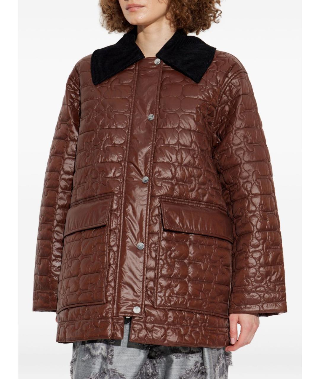 GANNI Коричневая куртка, фото 2
