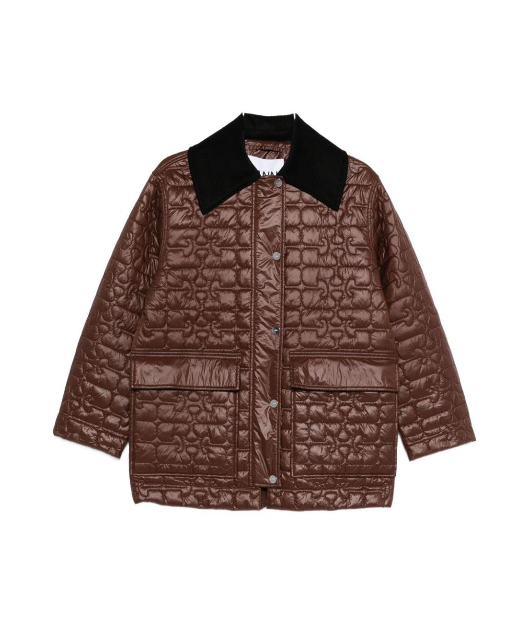 GANNI Коричневая куртка, фото 1