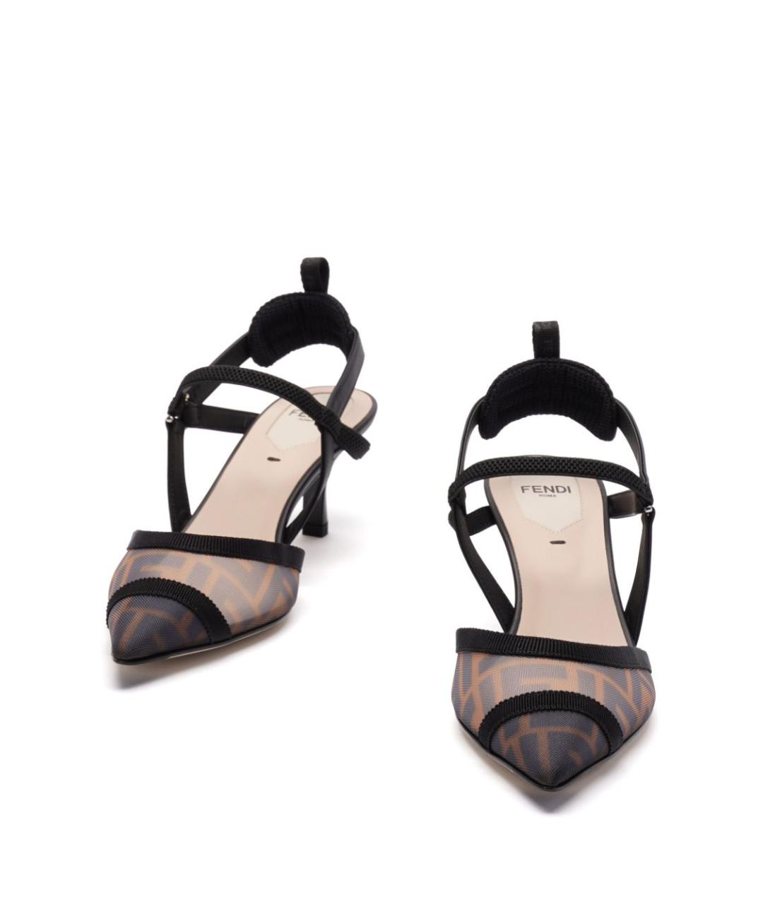 FENDI Коричневые туфли, фото 3