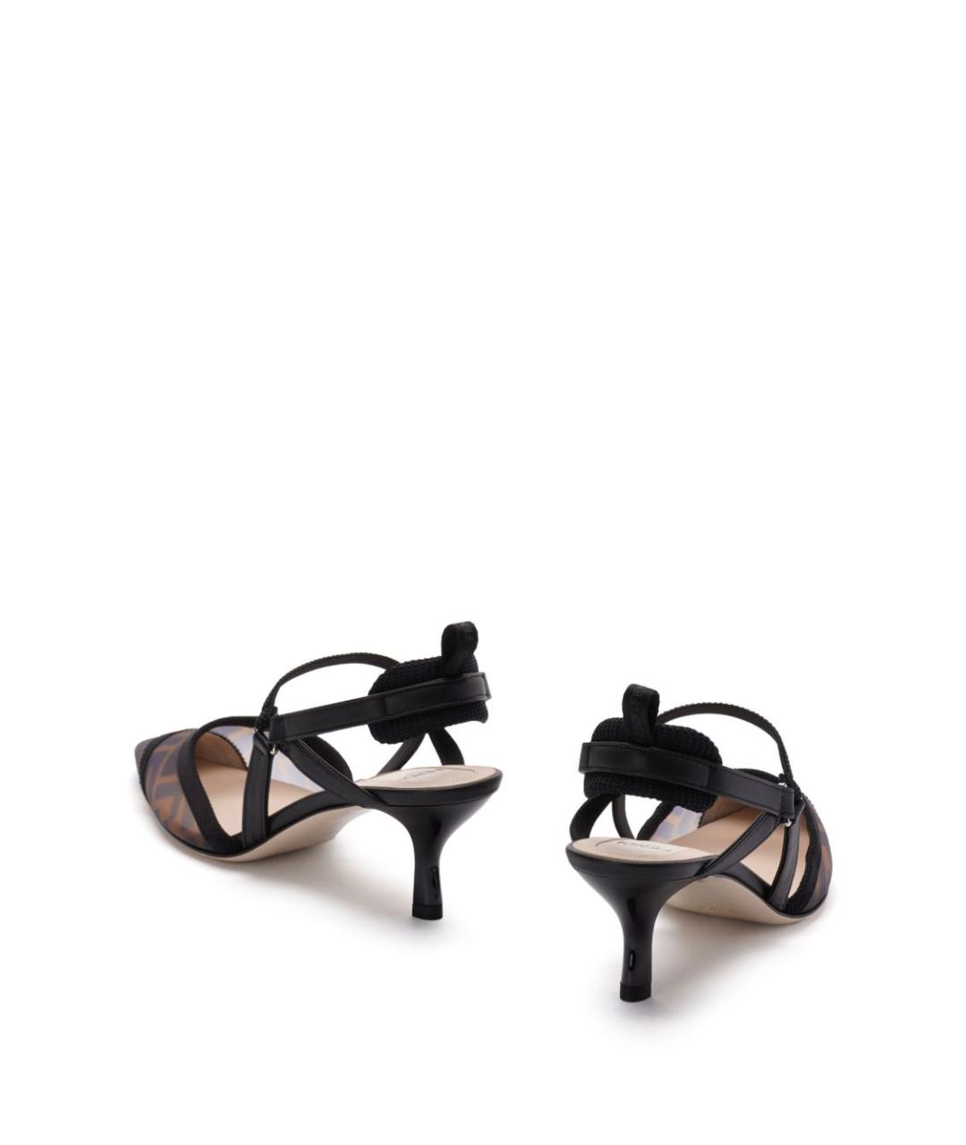 FENDI Коричневые туфли, фото 4