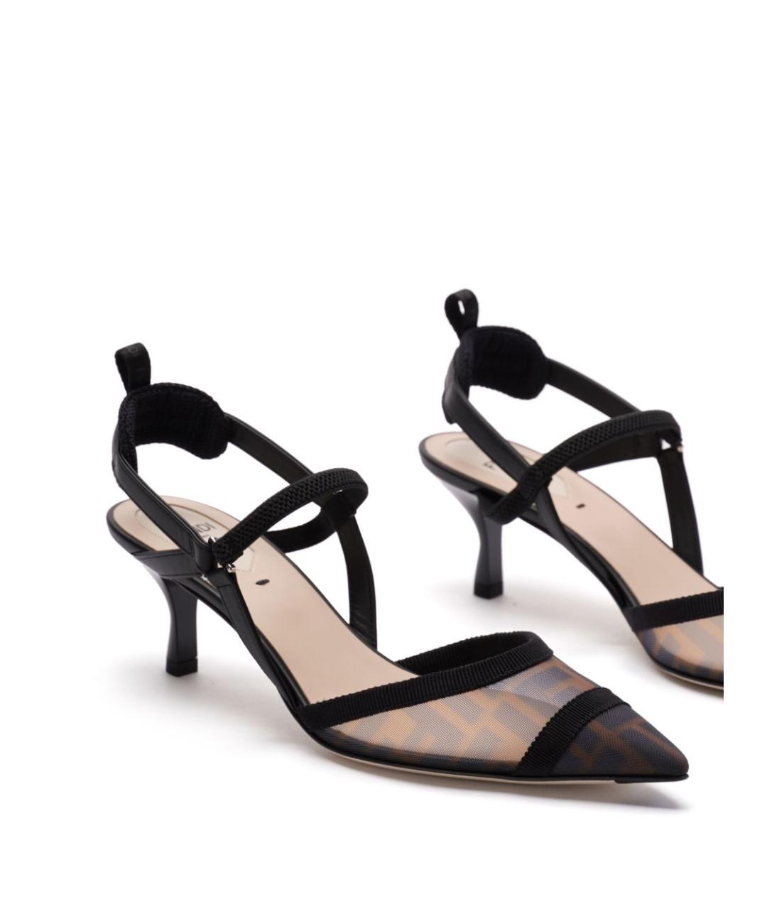 FENDI Коричневые туфли, фото 5