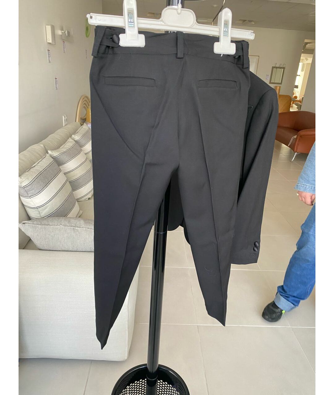 GUCCI Черные шерстяные брюки и шорты, фото 2
