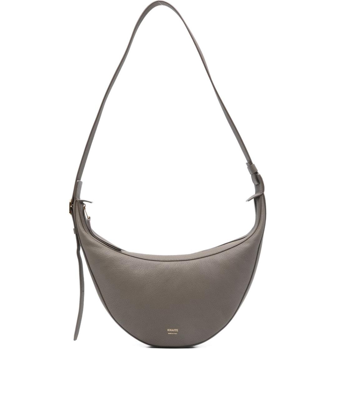 KHAITE Серая кожаная сумка через плечо, фото 1