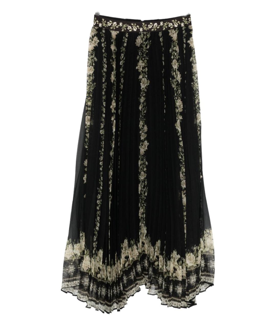 ALICE+OLIVIA Черная полиэстеровая юбка макси, фото 1
