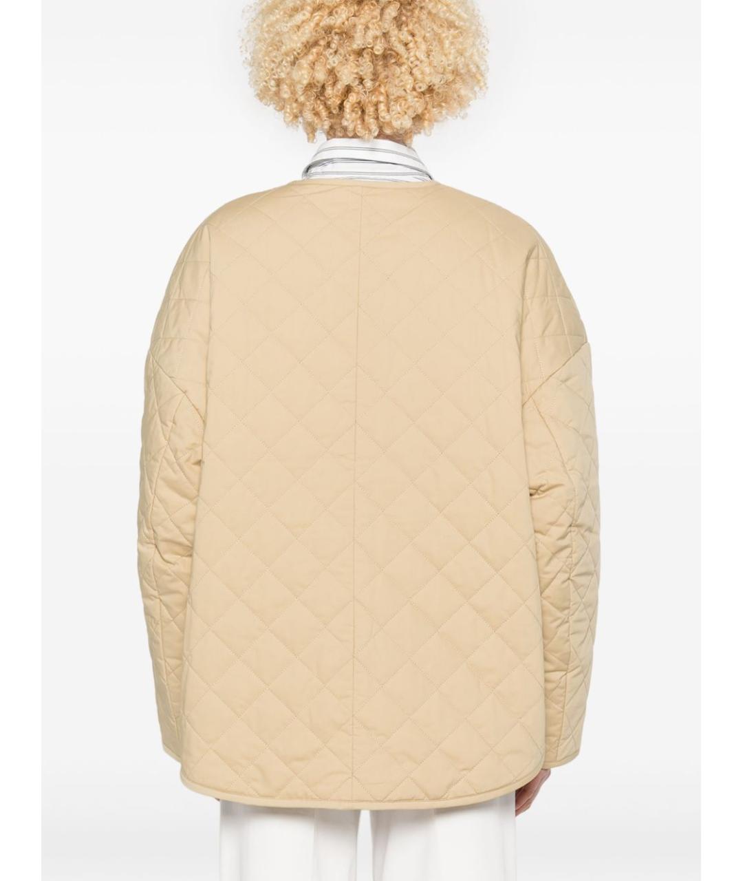 TOTEME Бежевая полиэстеровая куртка, фото 3