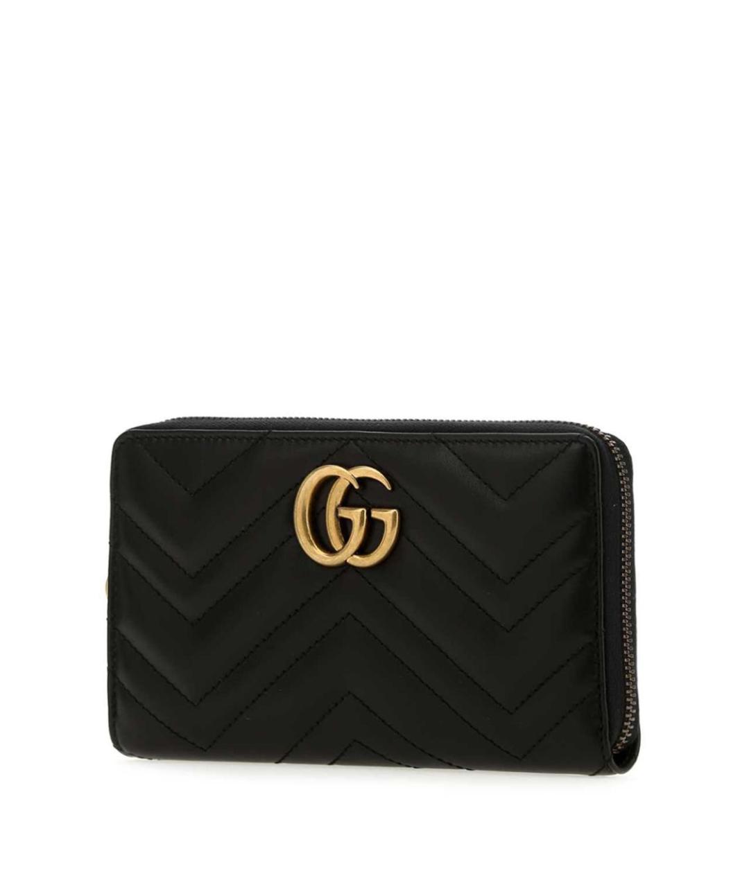 GUCCI Черный кожаный кошелек, фото 2