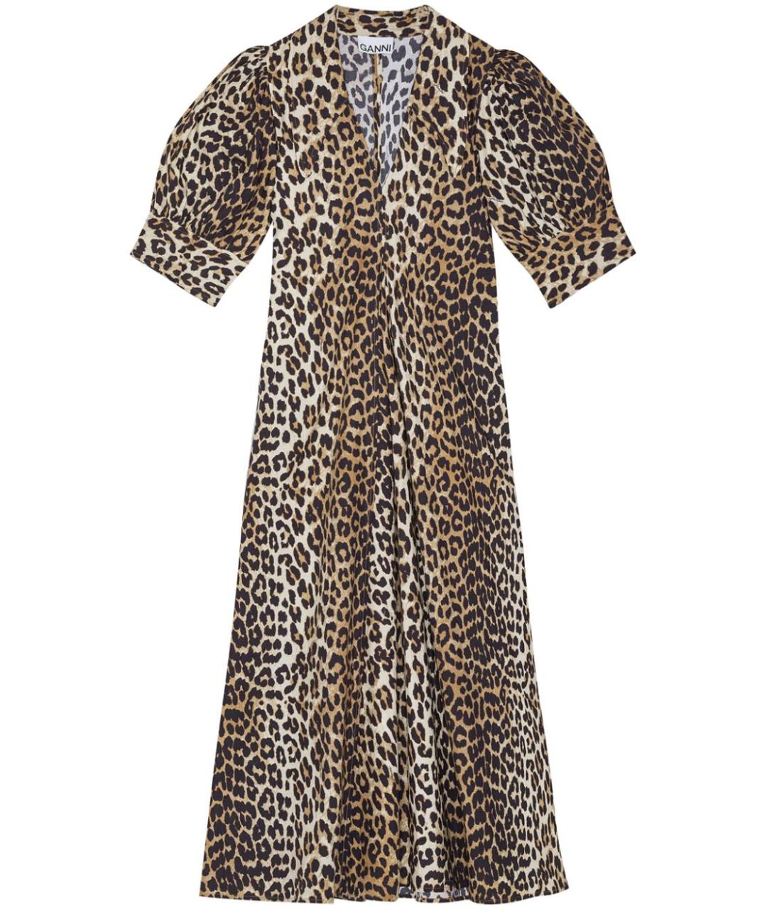 GANNI Мульти хлопковое платье, фото 1
