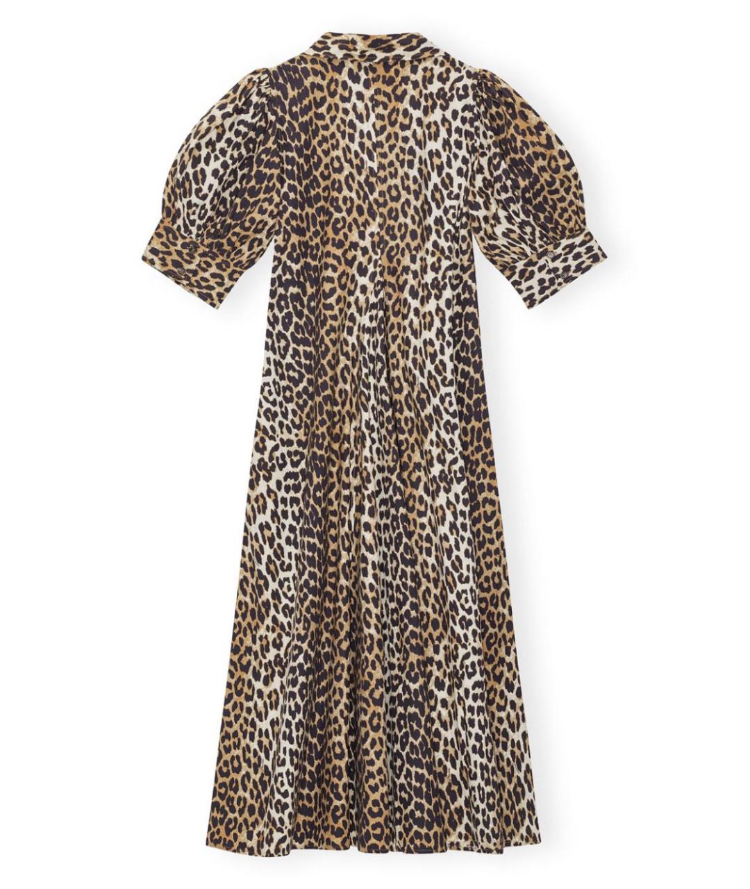 GANNI Мульти хлопковое платье, фото 2