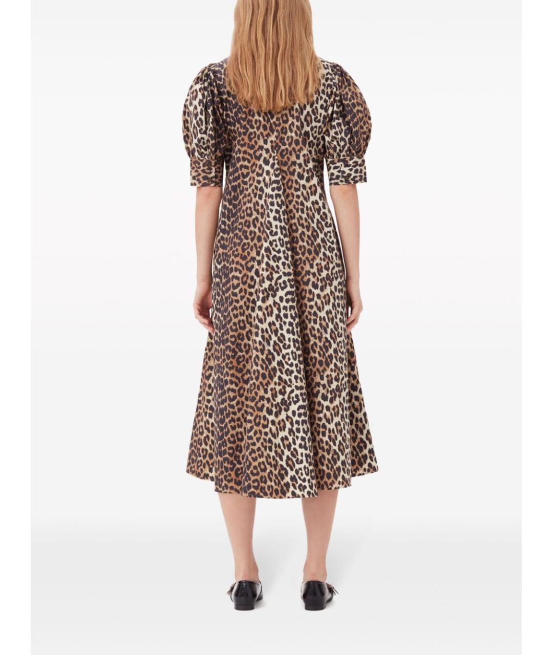 GANNI Мульти хлопковое платье, фото 6