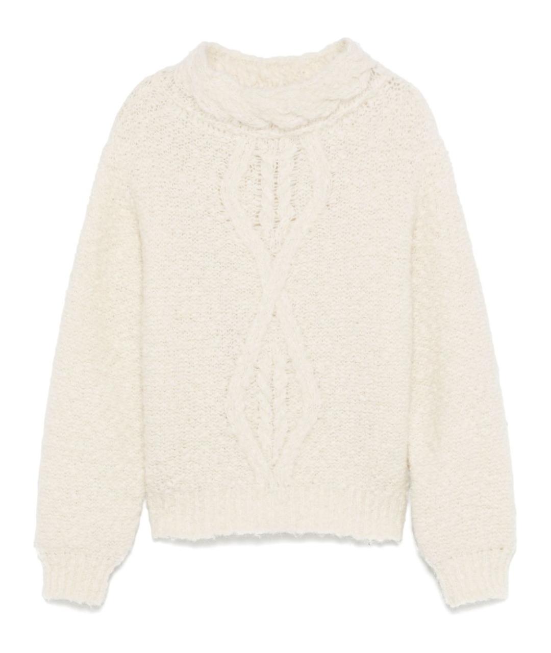 ISABEL MARANT Бежевый шерстяной джемпер / свитер, фото 1