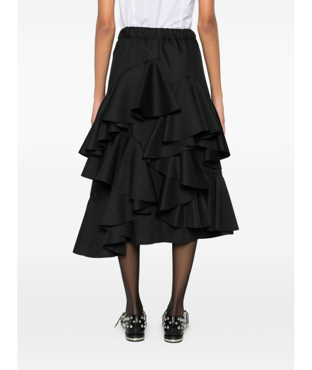 COMME DES GARÇONS Черная юбка миди, фото 5