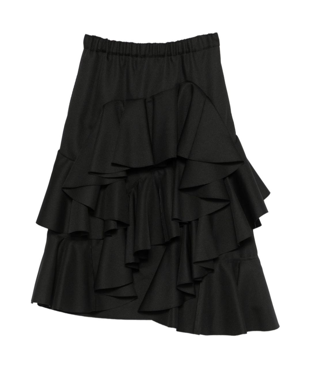 COMME DES GARÇONS Черная юбка миди, фото 1