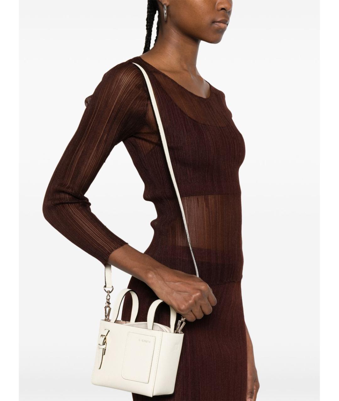 VALEXTRA Белая сумка через плечо, фото 5