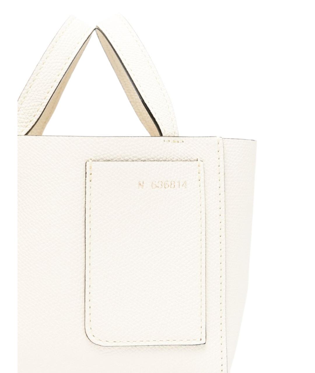 VALEXTRA Белая сумка через плечо, фото 4