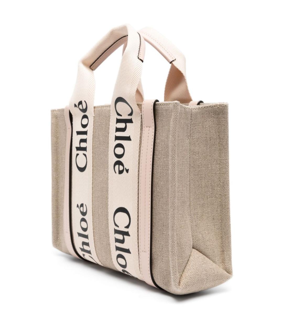 CHLOE Бежевая сумка тоут, фото 3