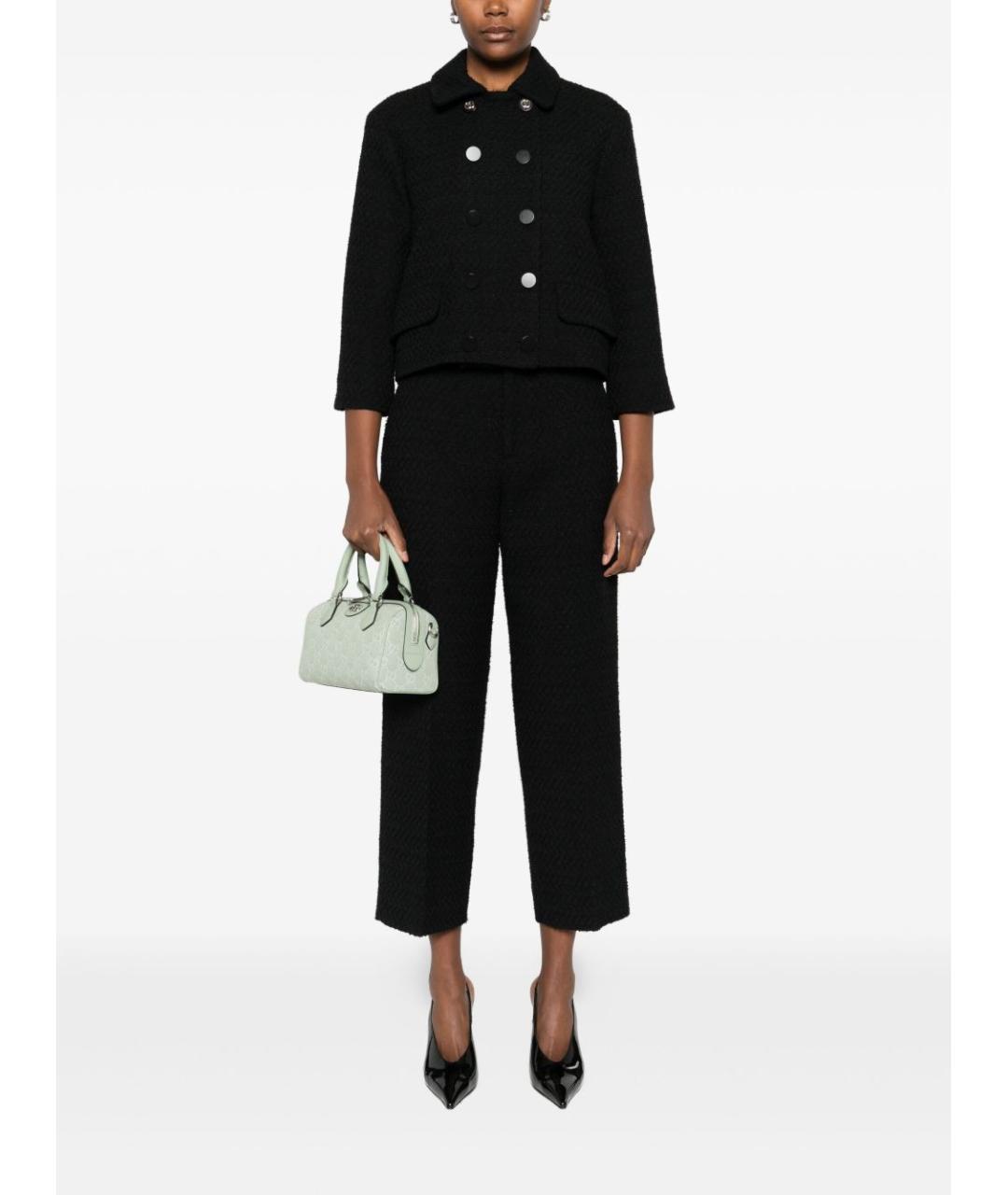 GUCCI Черный шерстяной жакет/пиджак, фото 3