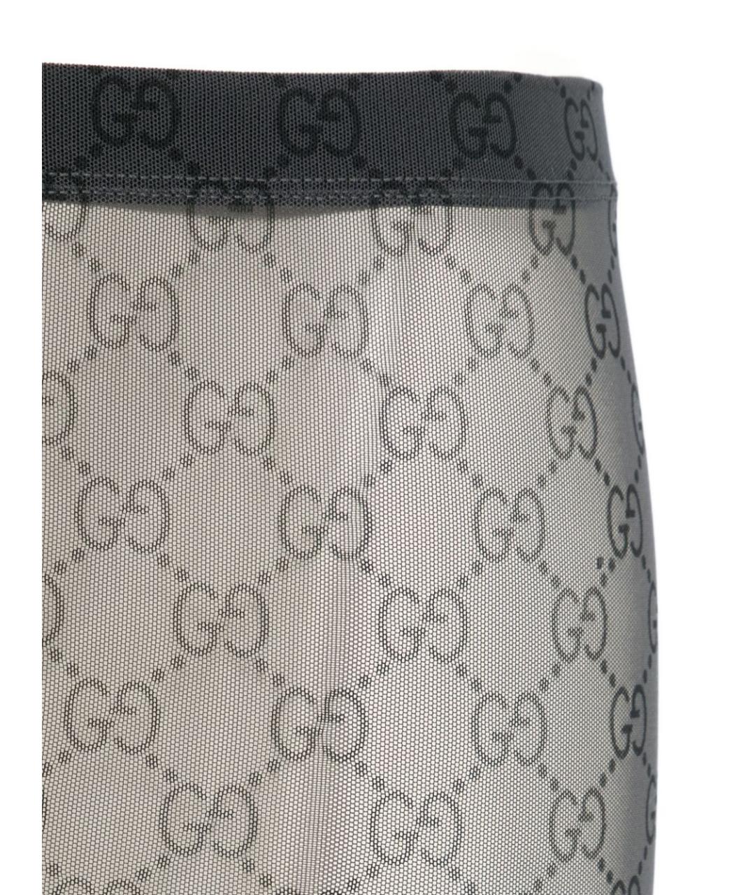 GUCCI Черные носки, чулки и колготы, фото 3