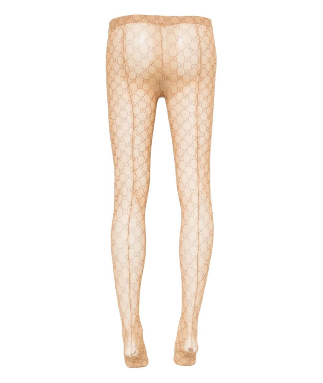 GUCCI Бежевые носки, чулки и колготы, фото 2