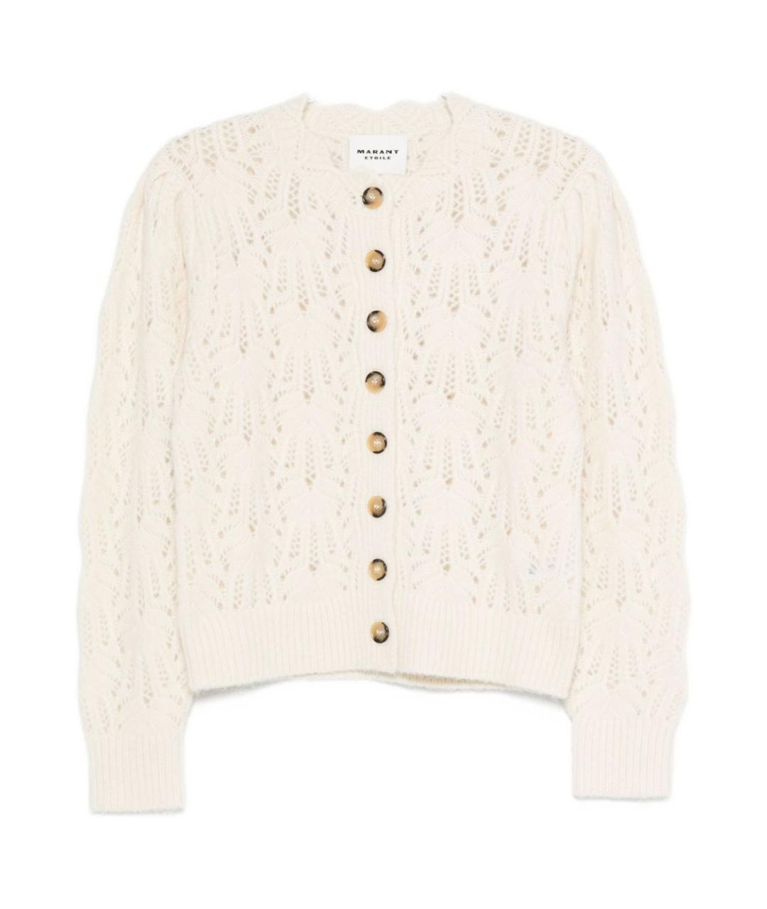 ISABEL MARANT ETOILE Бежевый шерстяной кардиган, фото 1
