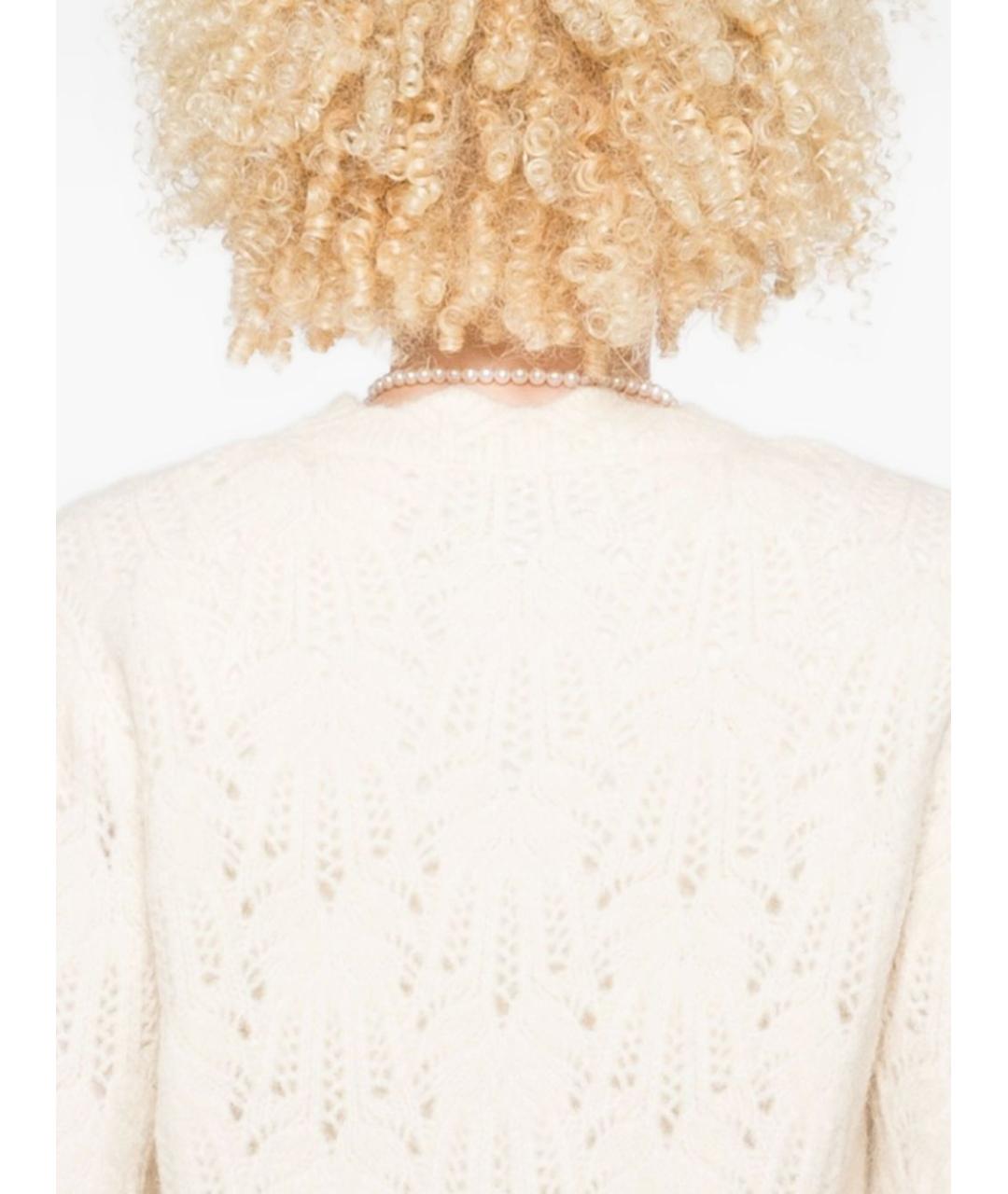 ISABEL MARANT ETOILE Бежевый шерстяной кардиган, фото 2