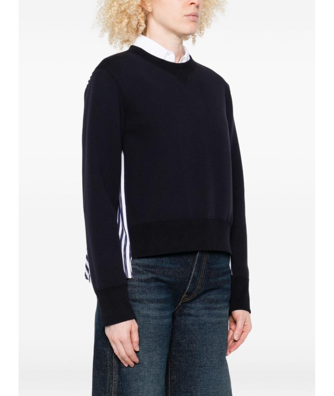 SACAI Синий хлопковый джемпер / свитер, фото 5