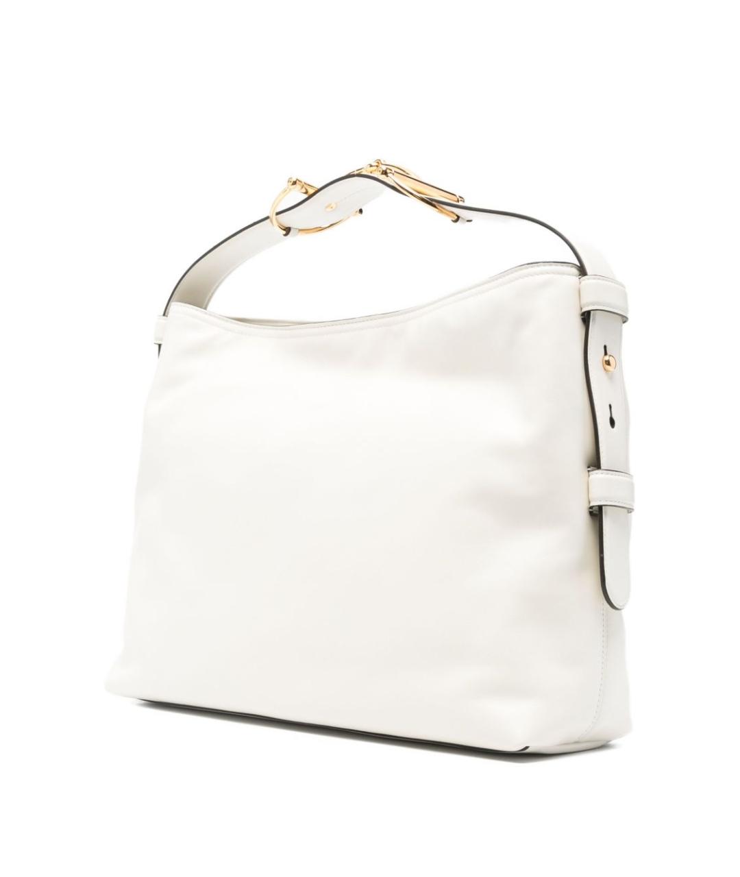 GUCCI Белая кожаная сумка через плечо, фото 5