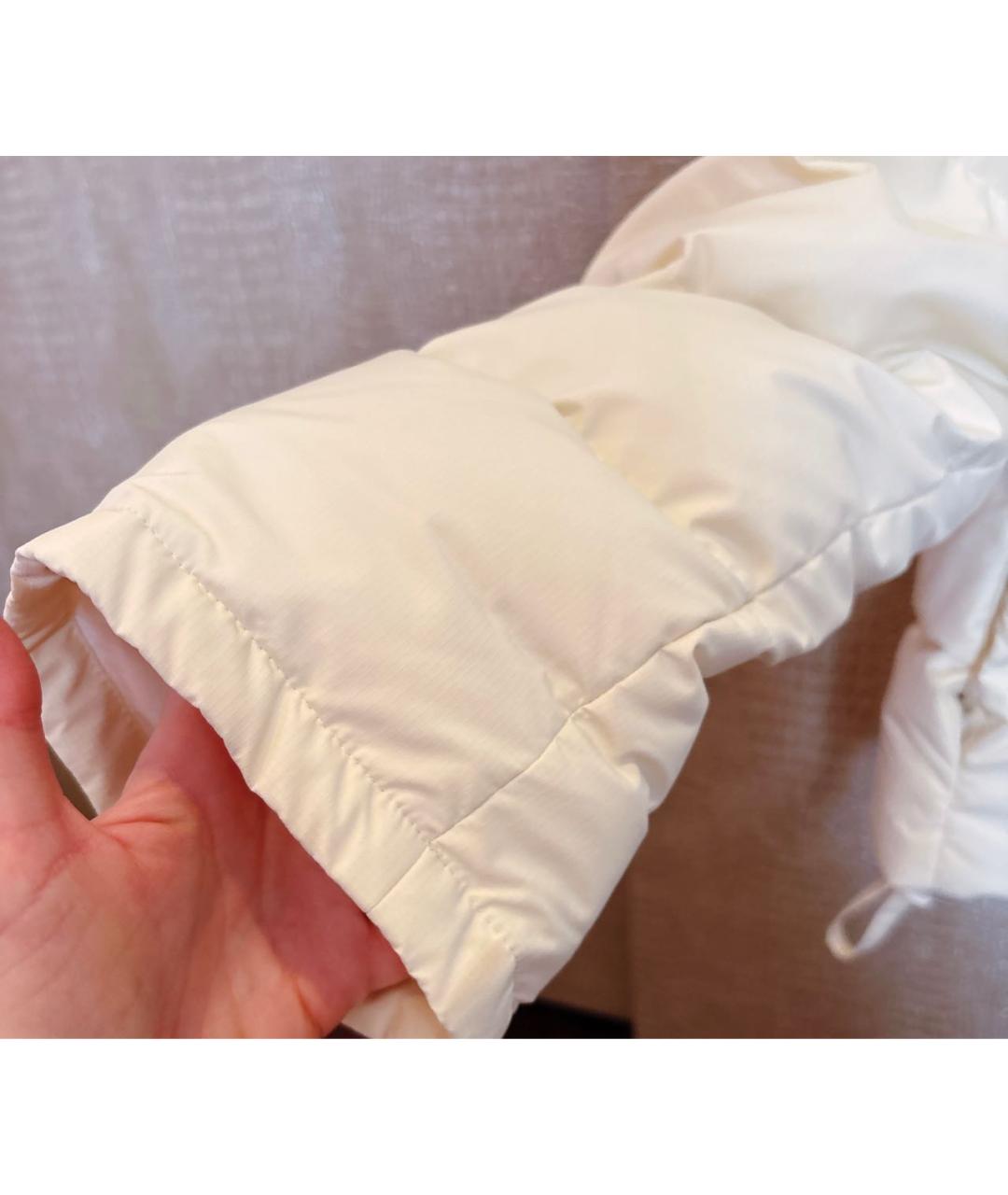 JIL SANDER Желтый хлопковый пуховик, фото 4