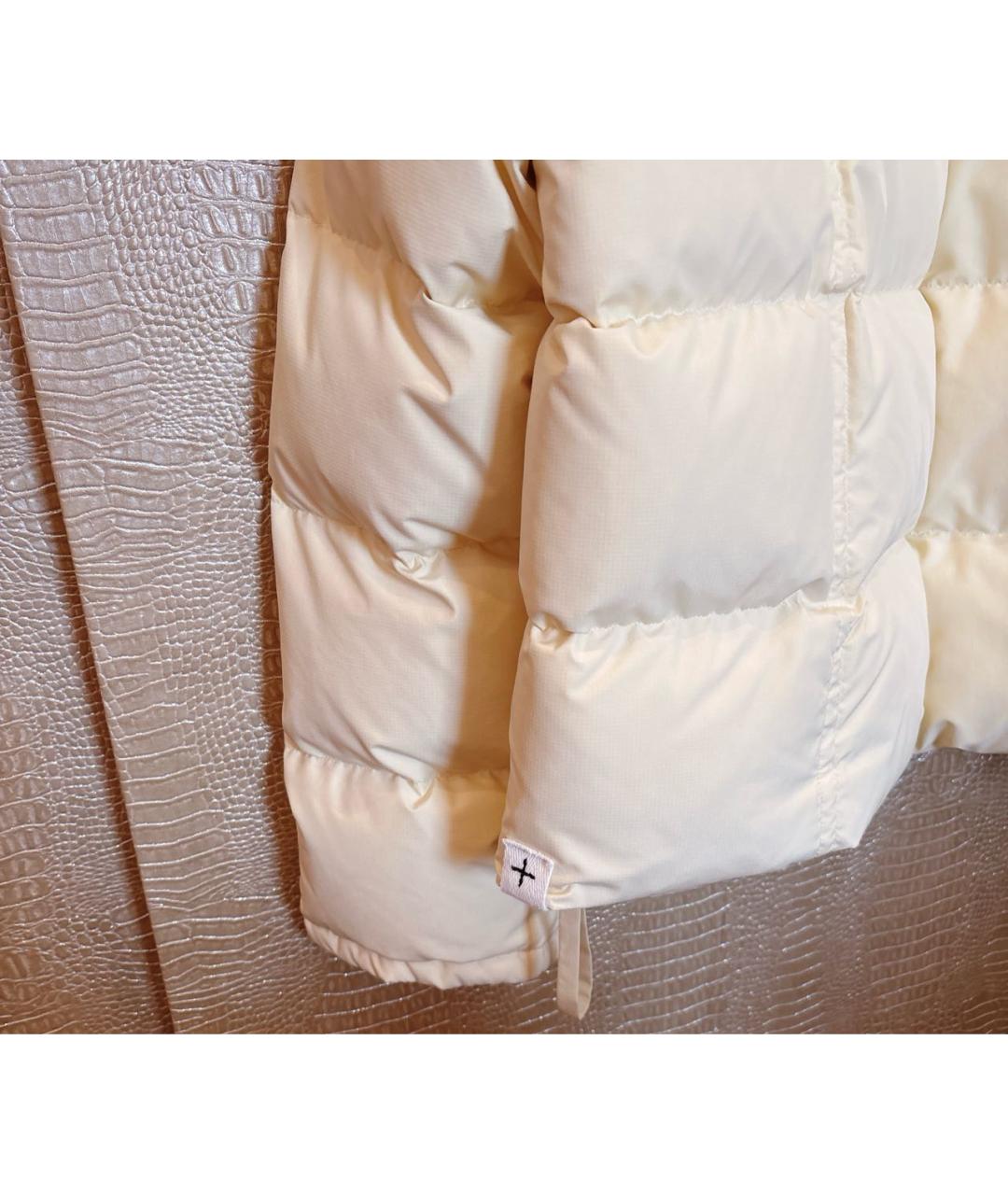 JIL SANDER Желтый хлопковый пуховик, фото 6