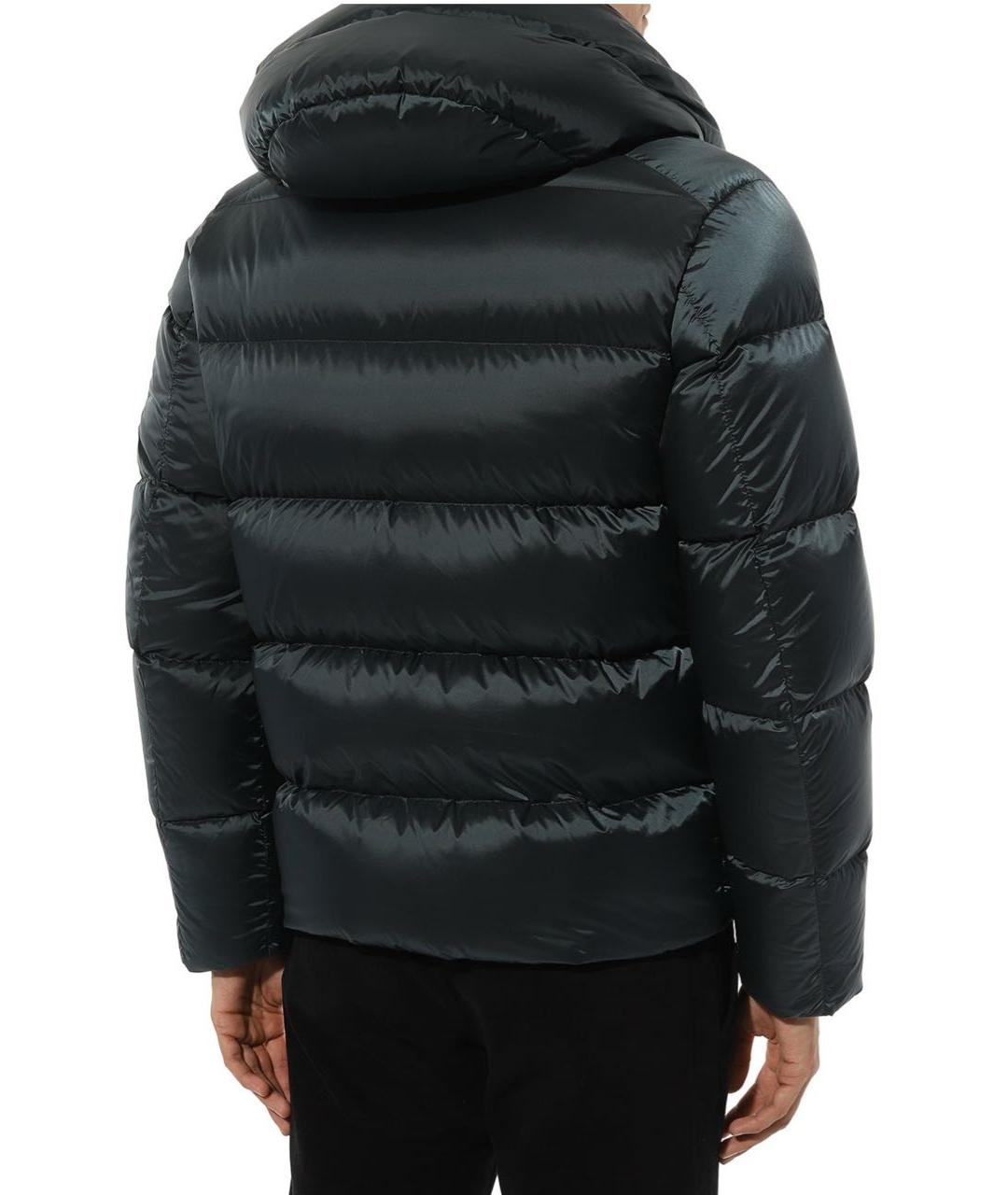 MOORER Зеленый полиамидовый пуховик, фото 3