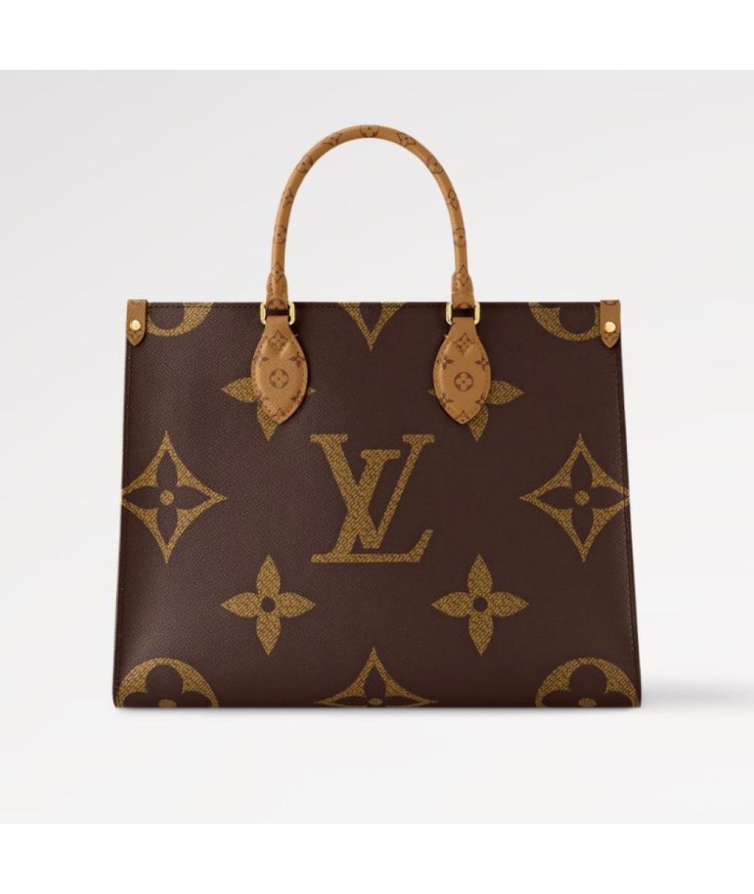 LOUIS VUITTON Коричневая сумка тоут, фото 5