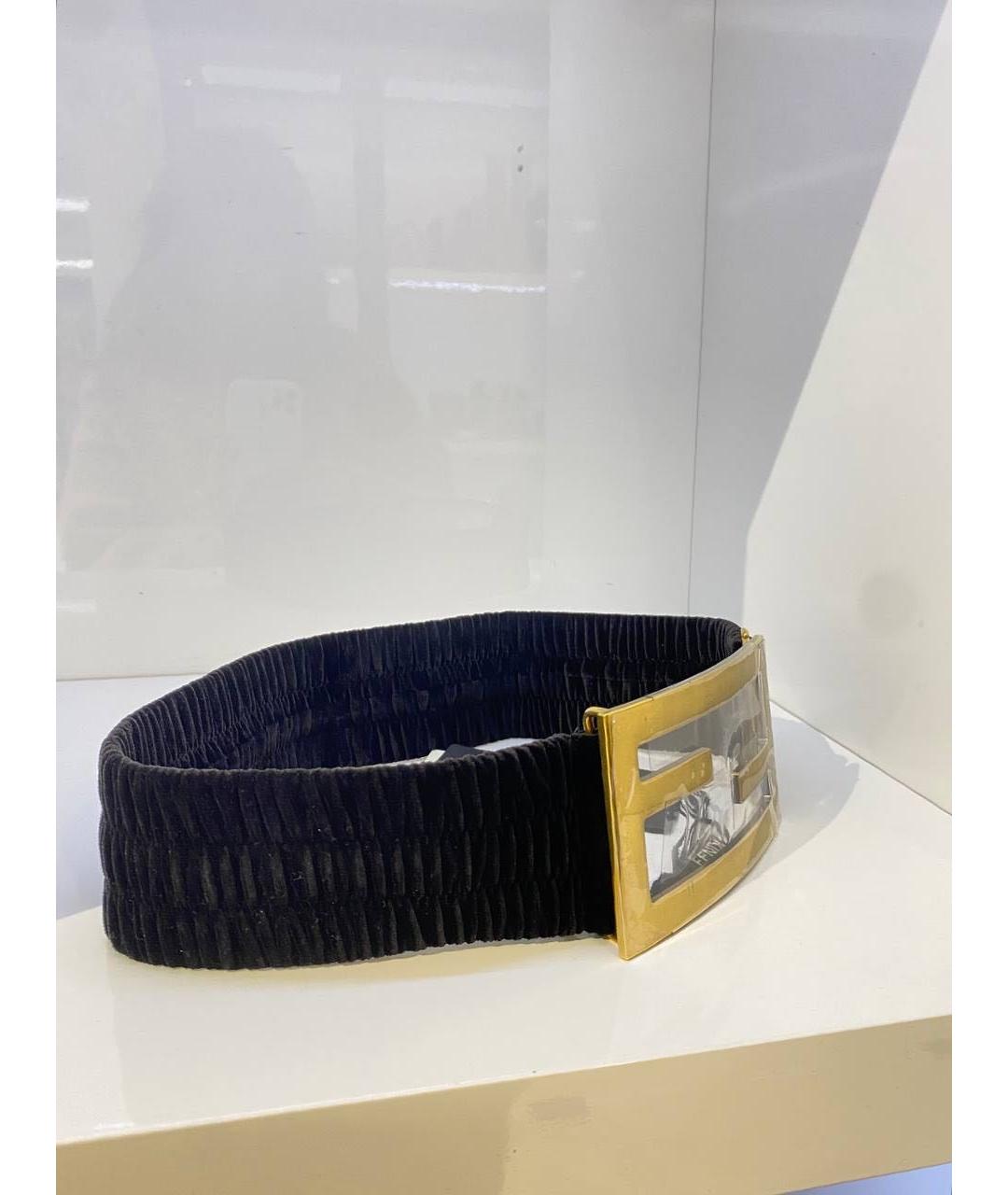 FENDI Черный ремень, фото 2