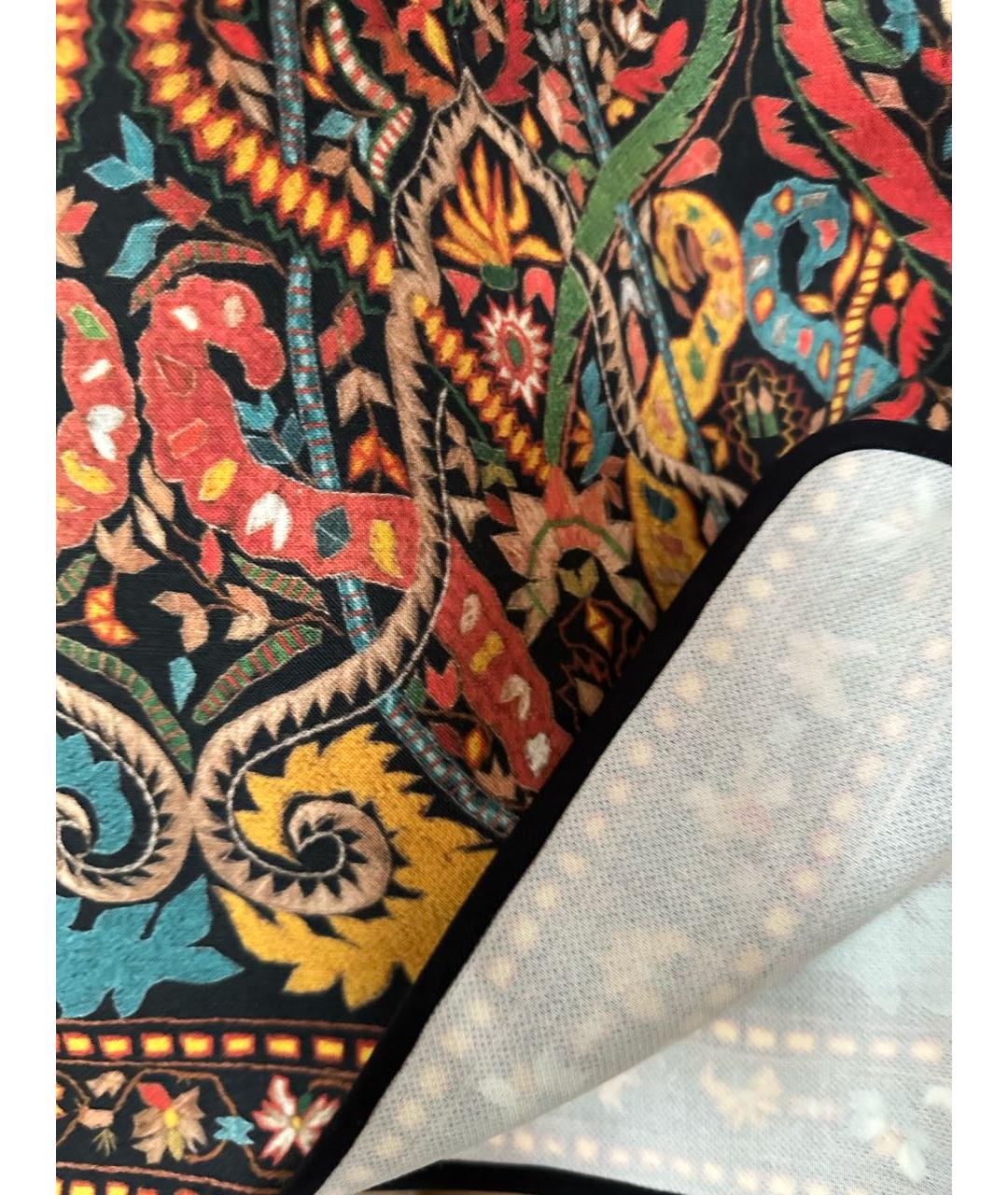 ETRO Мульти шерстяное повседневное платье, фото 4