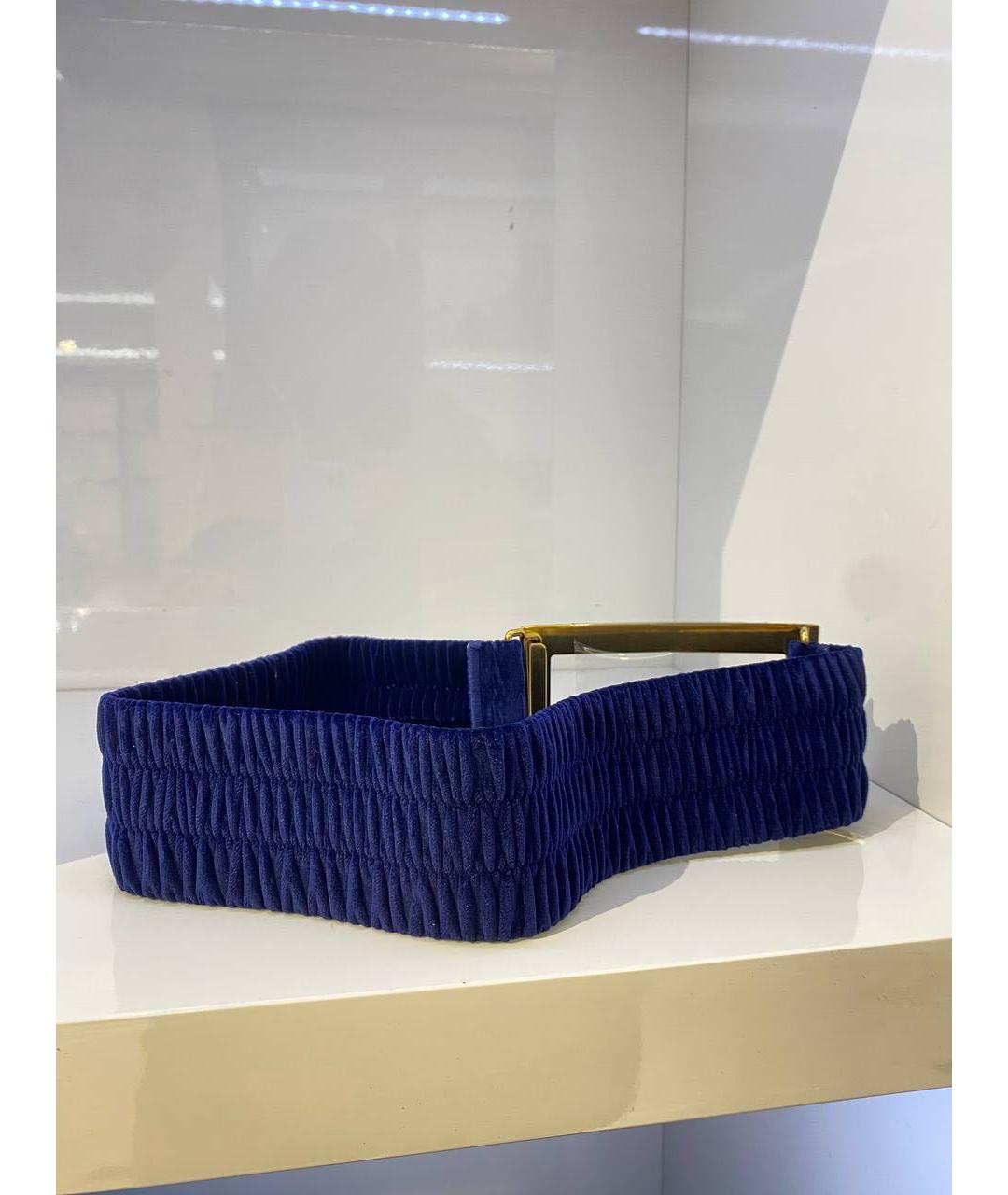 FENDI Синий ремень, фото 4