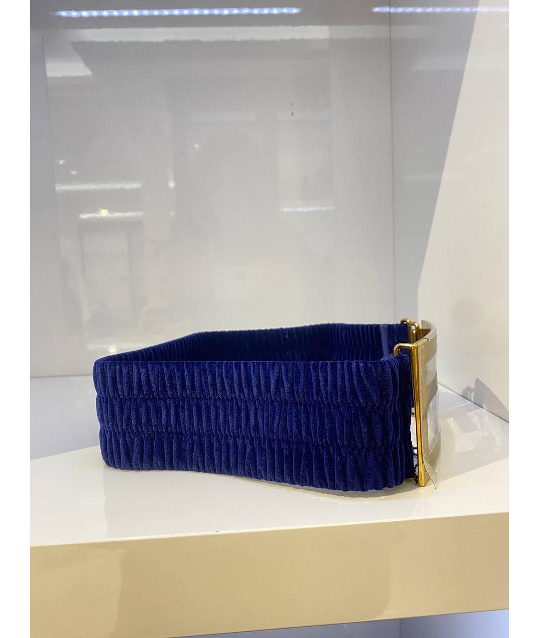 FENDI Синий ремень, фото 3