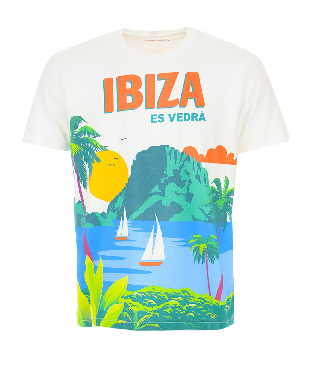 MC2 SAINT BARTH Белая хлопковая футболка, фото 1