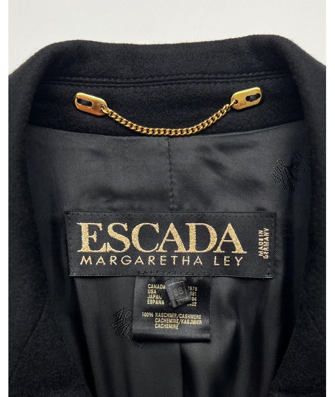 ESCADA Черный кашемировый жакет/пиджак, фото 3
